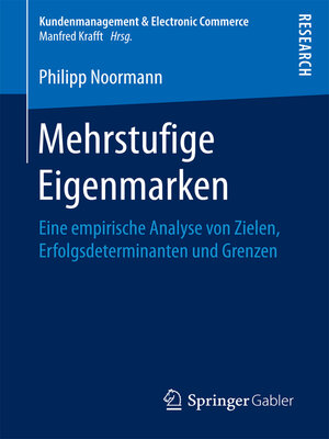 cover image of Mehrstufige Eigenmarken